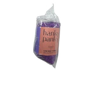 NWT Hanky Panky Low Rise Thong